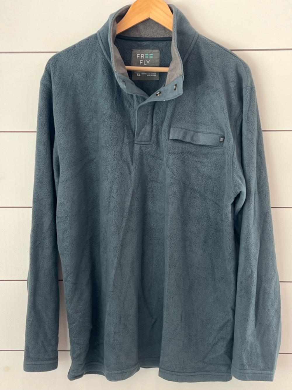 Free Fly Apparel‎ Slate Blue Pullover Fleece